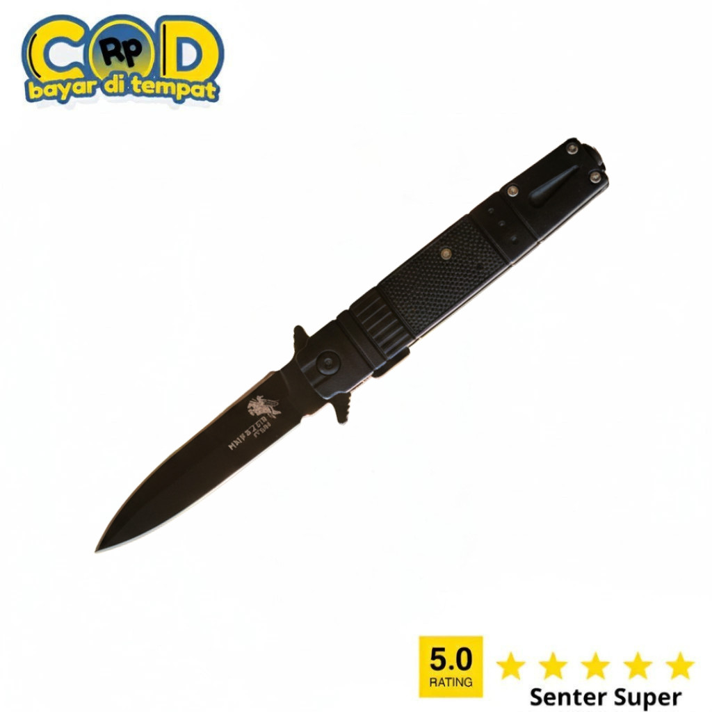 Knifezer Pisau Lipat 22cm Survival Tactical - Pisau Gunung Tajam
