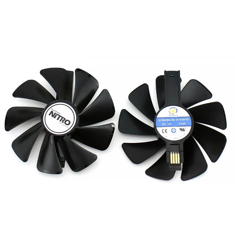 95MM CF1015H12D Gear Cooler Fan Replacement For Sapphire NITRO RX590 RX580 RX570 RX480 RX470 4N001-0