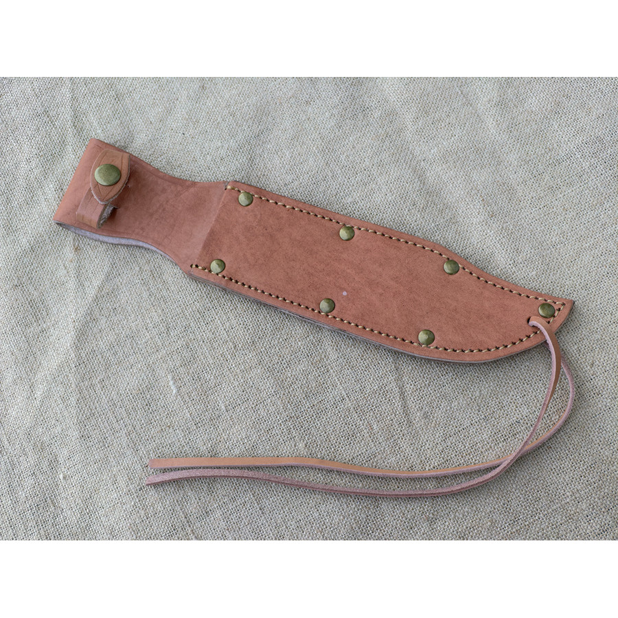 MILITARY WW2 US NAVY PARRIS SHEATH KNIFE KNIFE BROWN LEATHER SCABBARD COVER