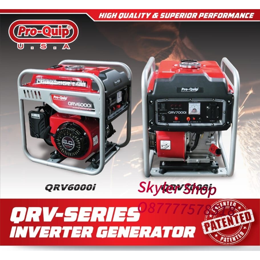 Genset Bensin 3000 WATT # GENERATOR Pro Quip  QRV 6000I
