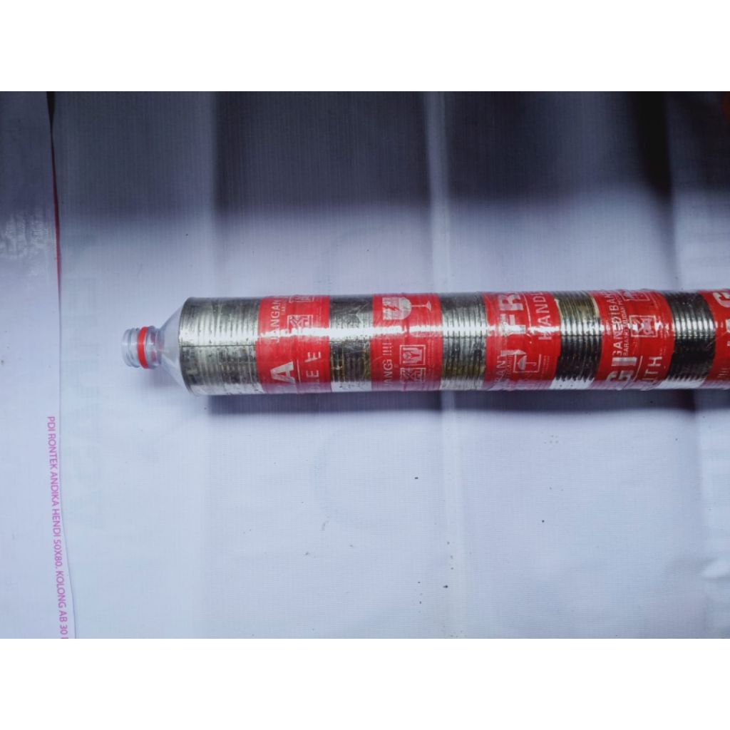 Mainan tradisional meriam spritus susu kental manis