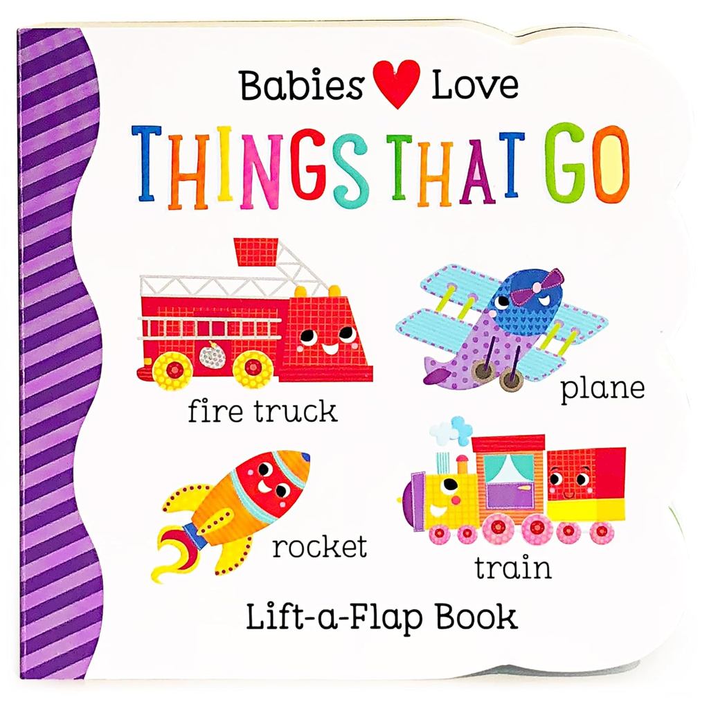 Reading Buddy - Things That Go Chunky Lift-a-Flap Board Book (Babies Love)