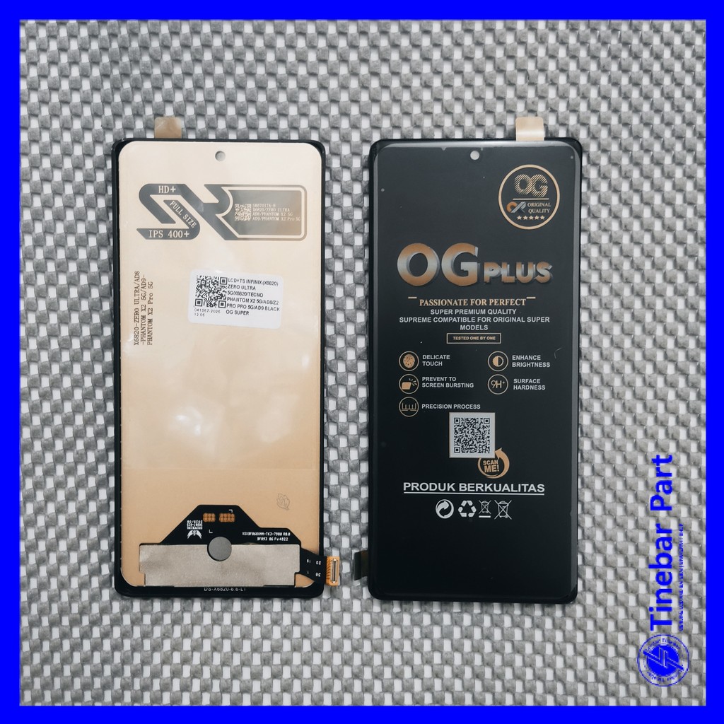 LCD+TS INFINIX (X6820) ZERO ULTRA 5G/X6820/TECNO PHANTOM X2 5G/AD8/Z2 PRO PRO 5G/AD9 BLACK - OG SUPE