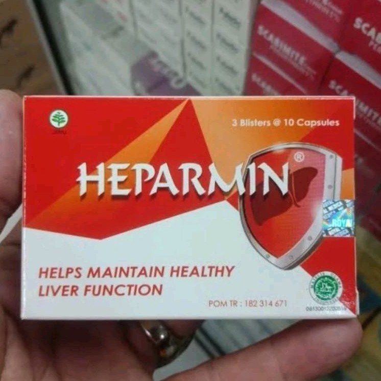 ORIGINAL HEPARMIN BOX 30 KAPSUL