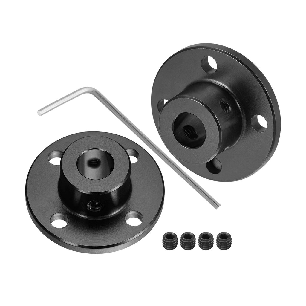 1Pcs Black Flange Shaft Coupling 6mm 8mm 10mm 12mm for Y Model Accessory Rigid Flange Guide Shaft Co