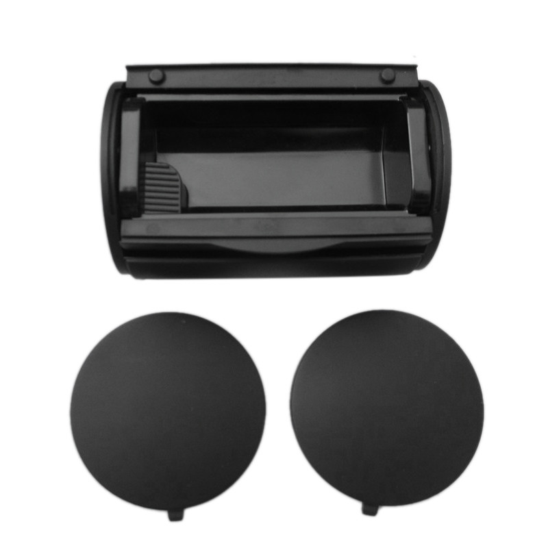 Black Rear Ashtray Bin Ash Tray + Side Caps For Vw Bora Jetta Golf 4 Mk4 1J0 857 962H +1J0 863 359E