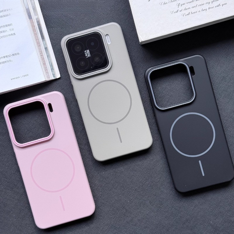 Kasus Telepon untuk Redmi 14C K60 K70 Pro A4 A5 14R 13C 13 Catatan 14s 13R 4G 5G Magnetic Skin Feel 