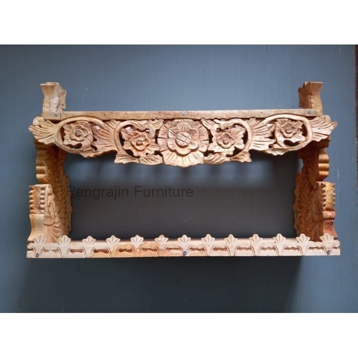 Jagrak tempel dinding ukir naga PP45555