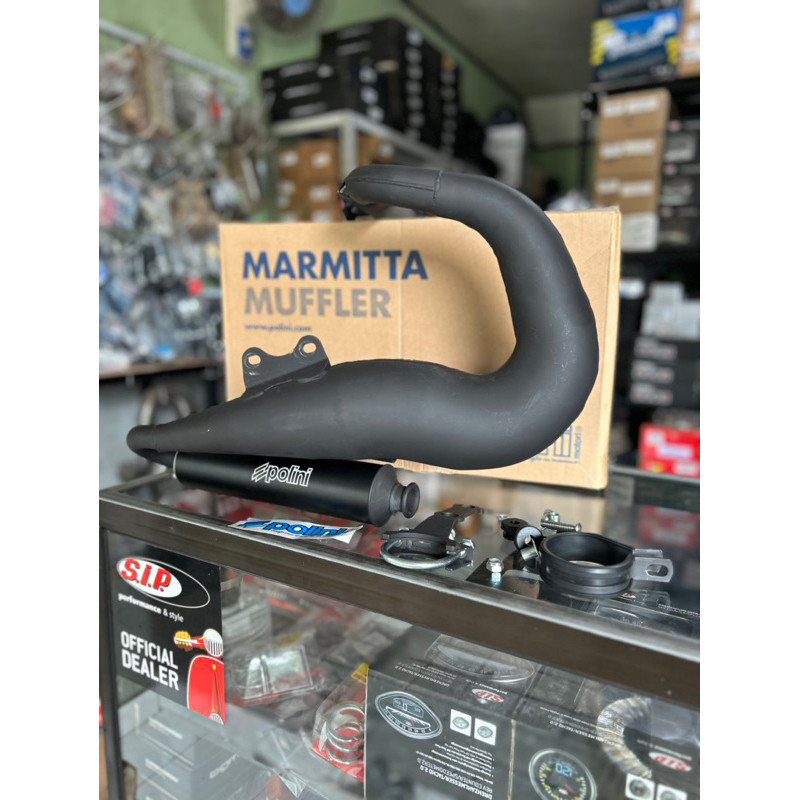 knalpot racing polini vespa smallframe pts special race bkn evo