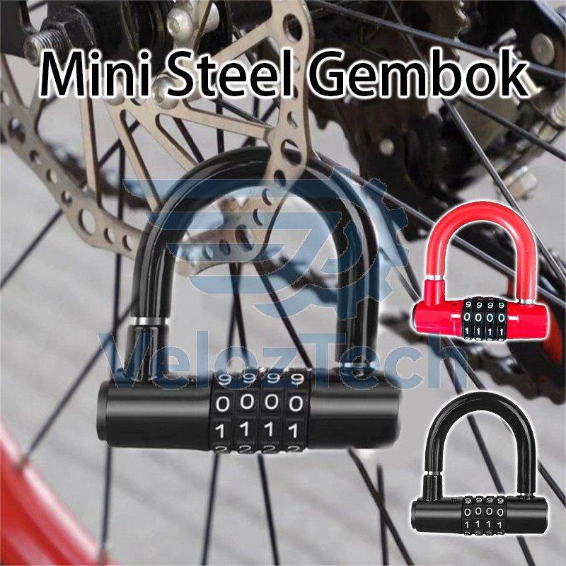Mini Steel Gembok Nomor Gembok Angka Gembok Rumah Pagar Gerbang Motor Stainless