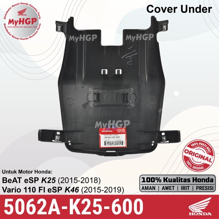 5062A-K25-600 Cover Under Kolong Bawah (BeAT/Vario-110)eSP ORI ASLI 5062AK25600 5062A K25 600