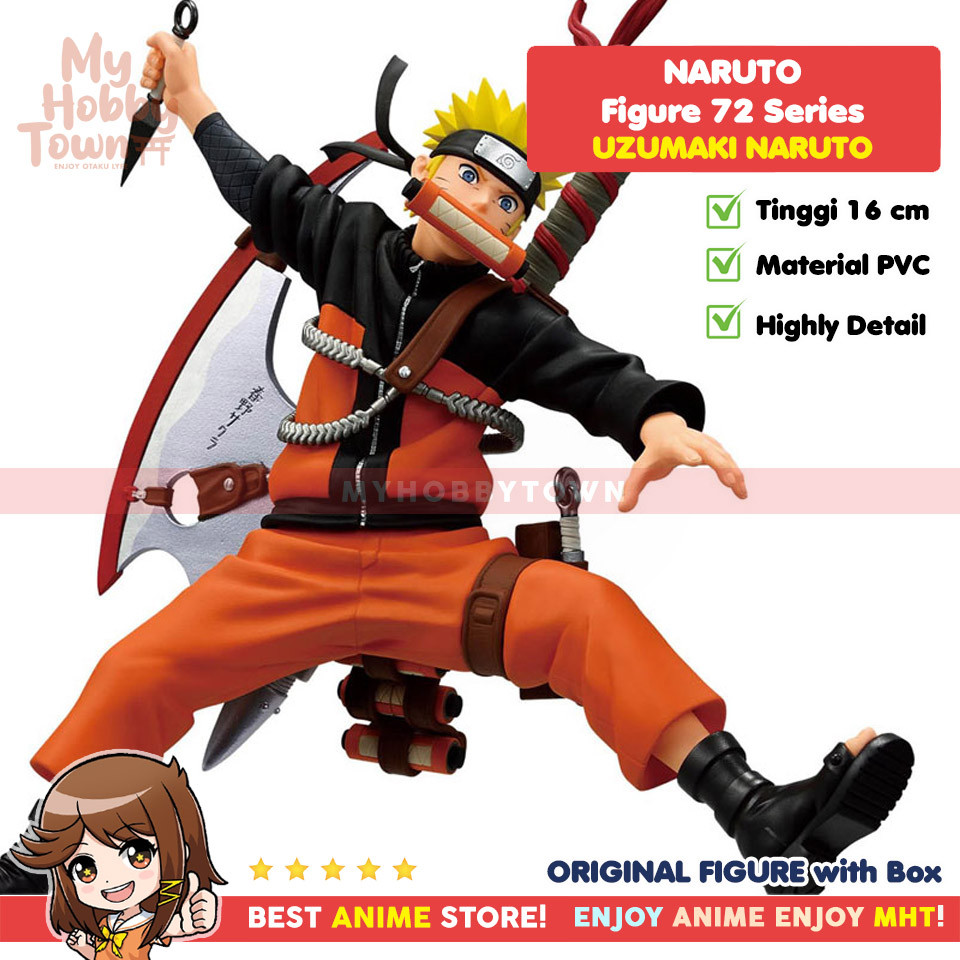 Figure Anime Original Naruto 72 Series Naruto Uzumaki 33 Vibration Stars Banpresto