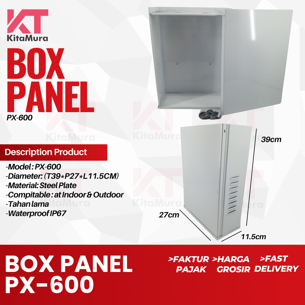 Box Panel Listrik Outdoor 600 || Panel Listrik Waterproof
