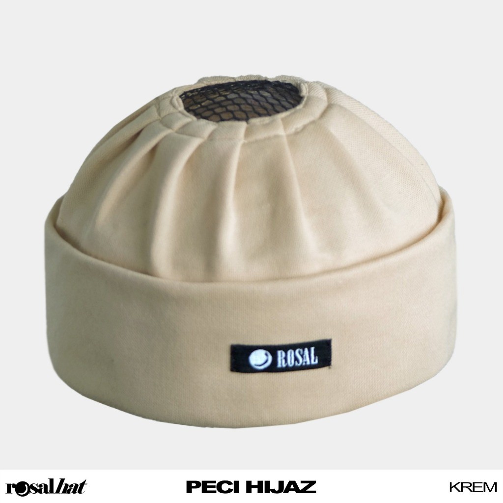 Peci Mesir Versi Modern Bahan Adidas Lentur & Adem | Peci Hijaz | All Size Pria Dewasa