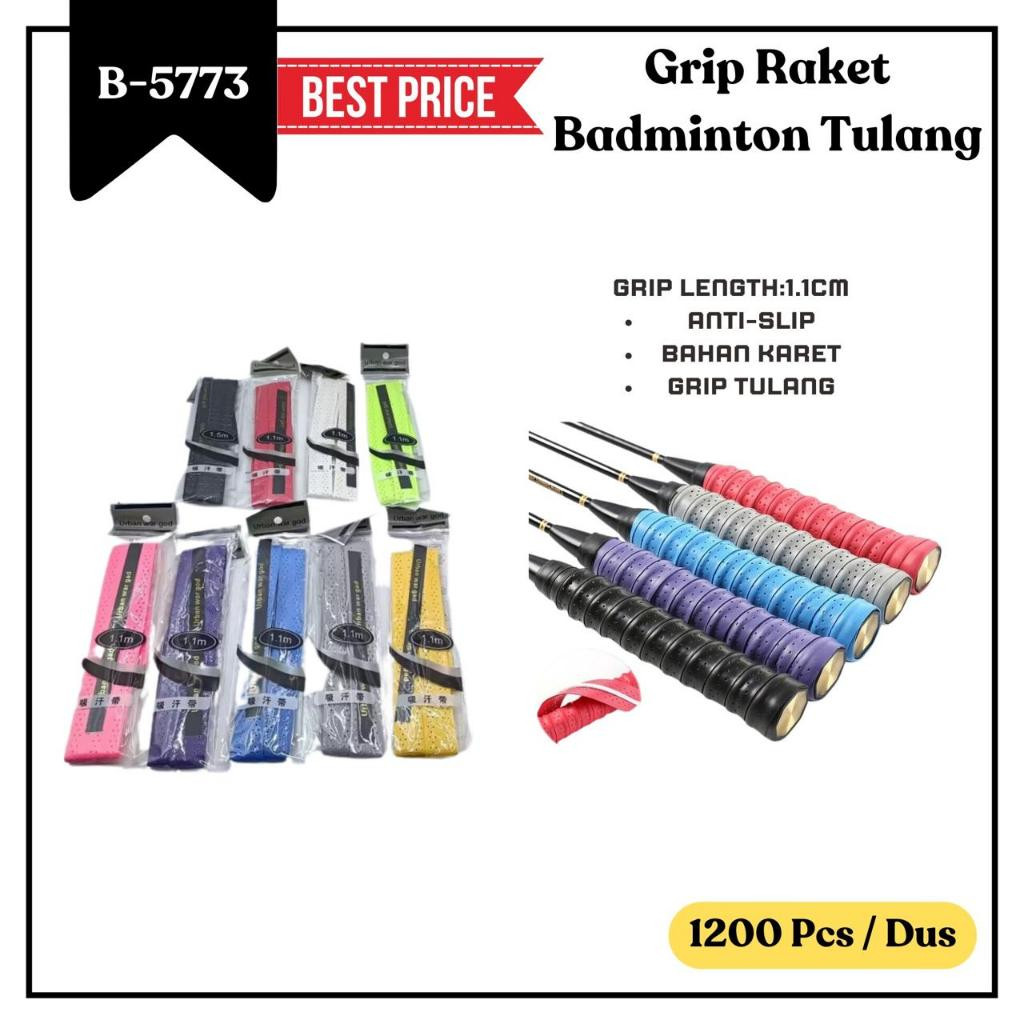 Grip Raket Badminton Karet Tulang Anti Licin Original
