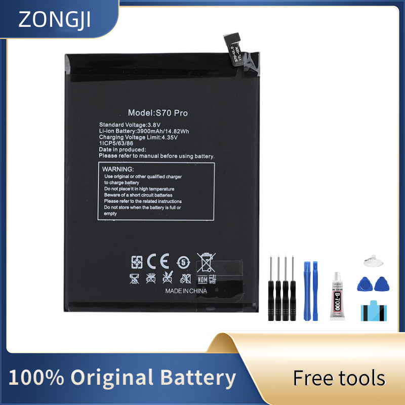 New Battery Oukitel C17 Pro Battery High Capacity 3900mAh Battery Backup Replacement for Oukitel S70