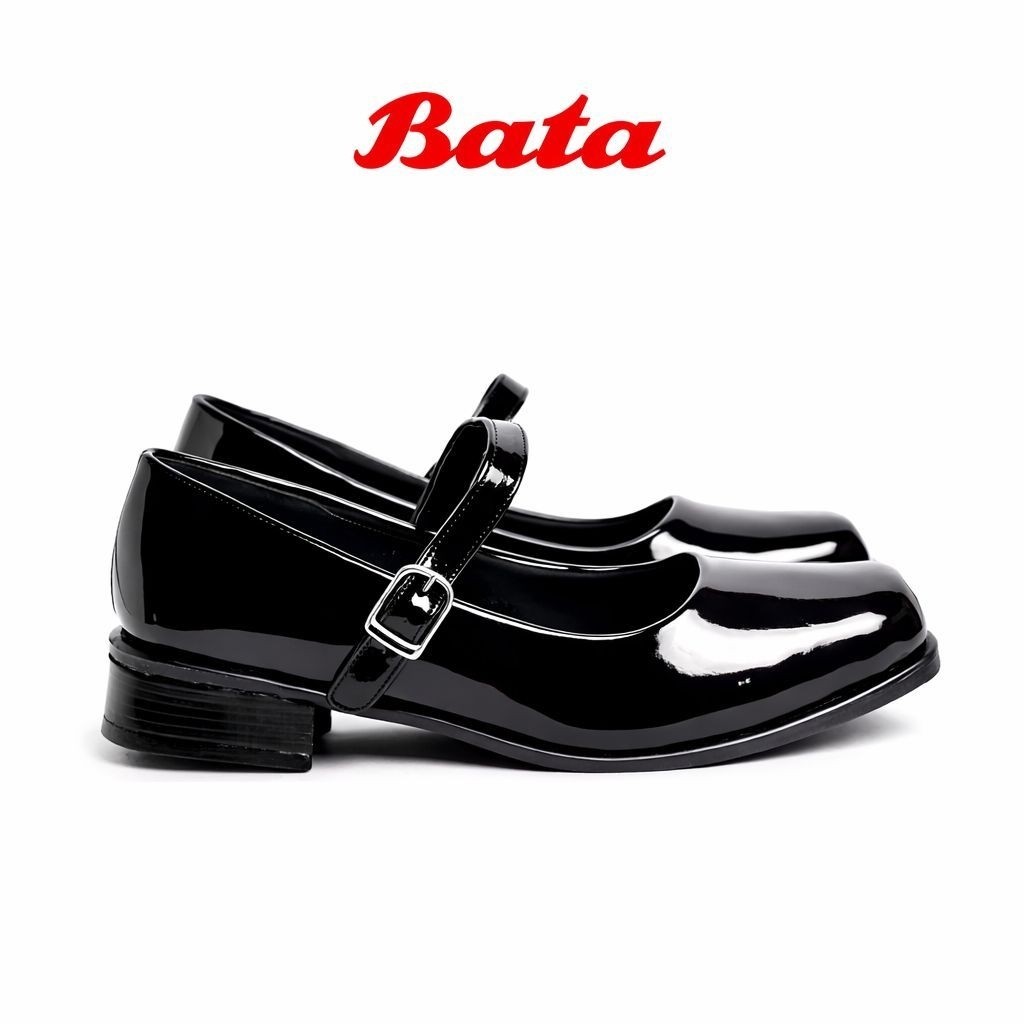 BATA Sepatu Pantofel Wanita Sekolah Formal Paskibra Mary Jane Hitam
