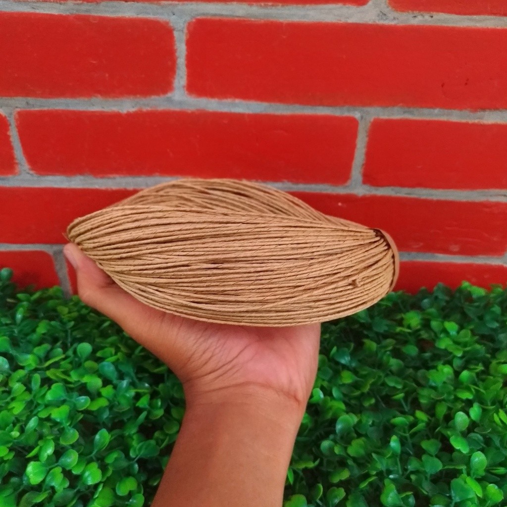 Tali Kertas 1 MM - Tali Paperbag 100 M - Kertas Samson Ulir - Tali Bahan Kerajinan