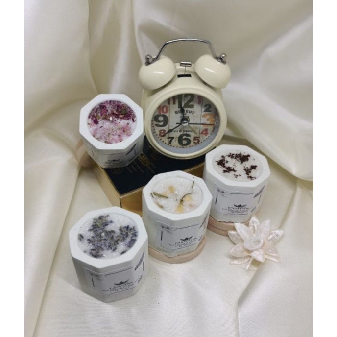 Scented Candle dalam Gelas Semen | Lilin Aromatherapy 30 gr