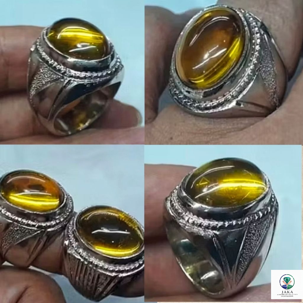 CINCIN BATU KECUBUNG KUNING KALIMANTAN A1