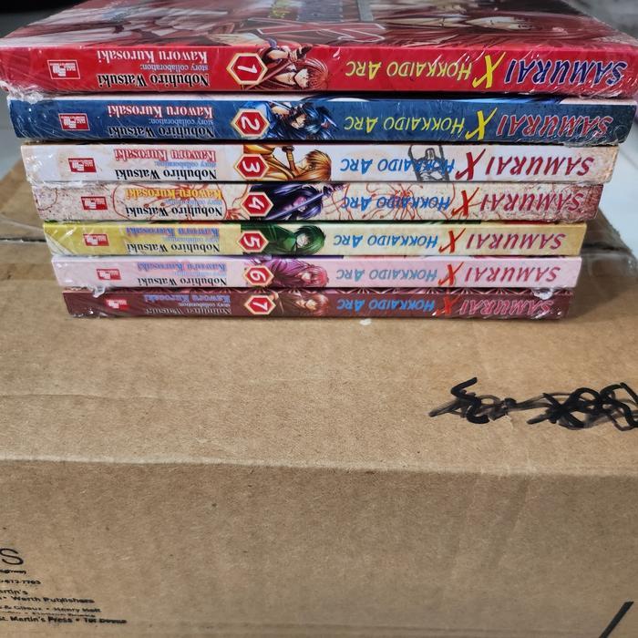 Komik Samurai X Hokaido Arc set vol 1-7 segel
