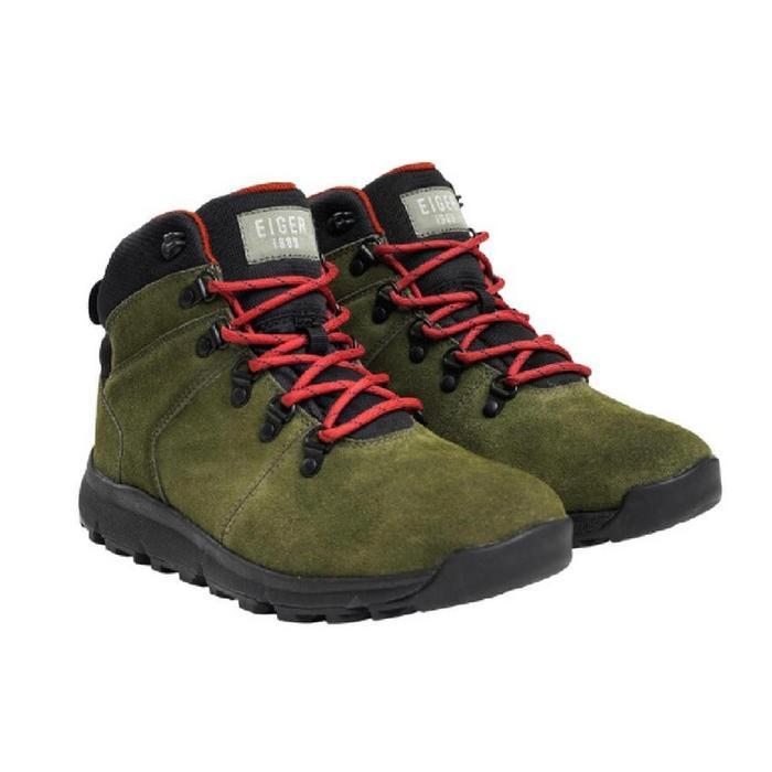 EIGER BODEGA MID CUT SHOES  OLIVE ORIGINAL