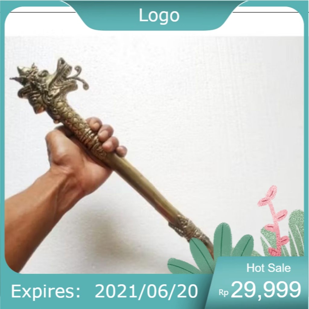 Tongkat Komando Naga Kuningan Asli