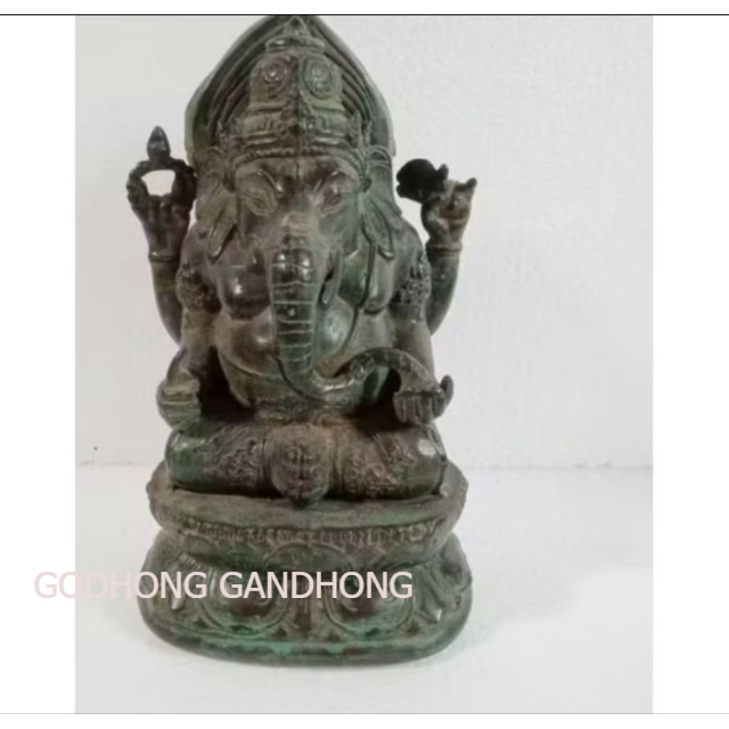 Pajangan Patung Ganesha Perunggu Asli Besar laris km23