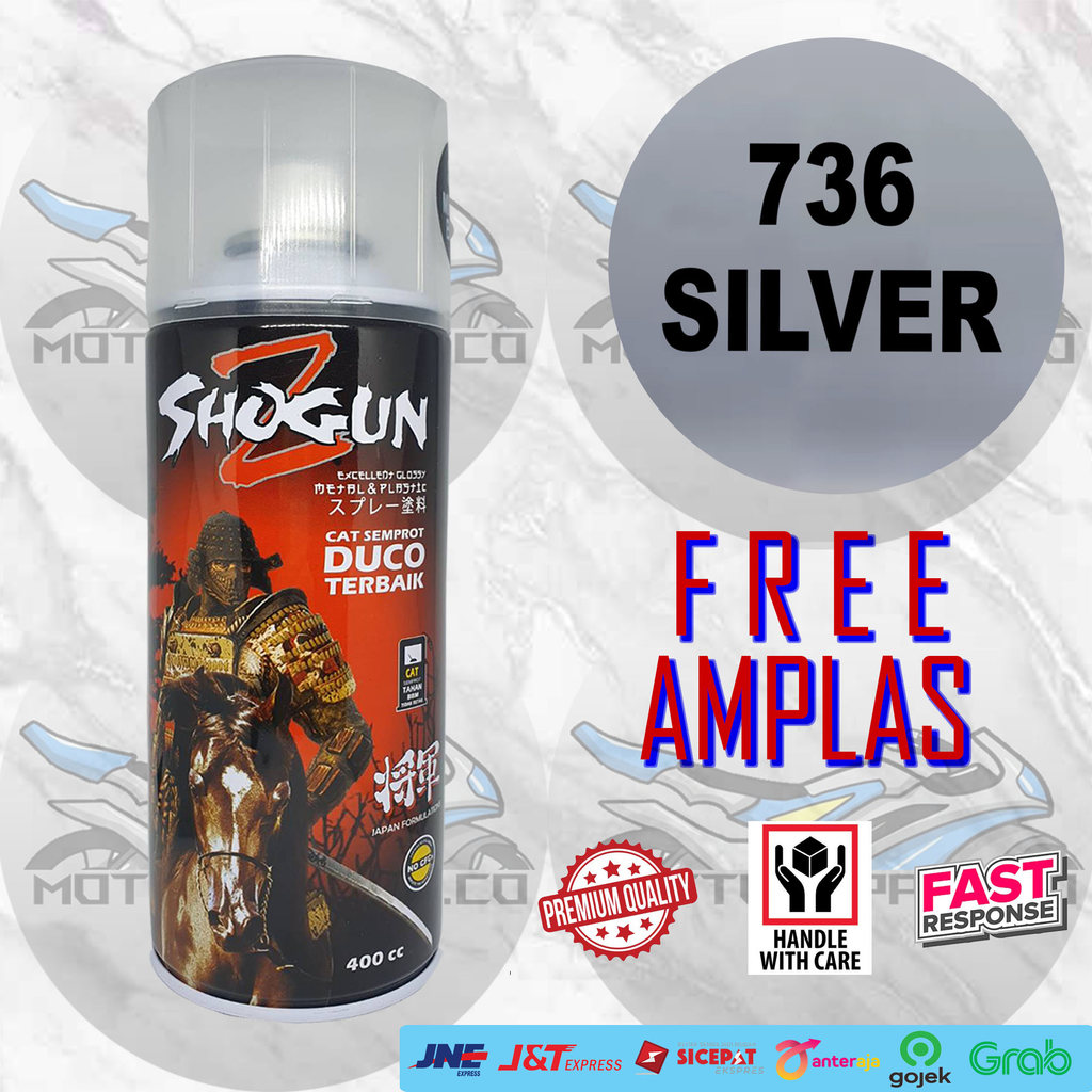 Cat Semprot Shogun Z Silver / Silper 736 - Pilok Pylox