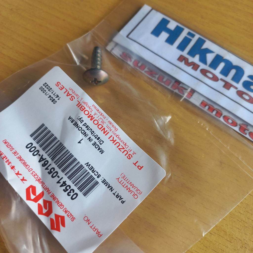 skrup baut kecil tutup kipas mesin suzuki Spin 125 Skywave Hayate Skydrive 1an