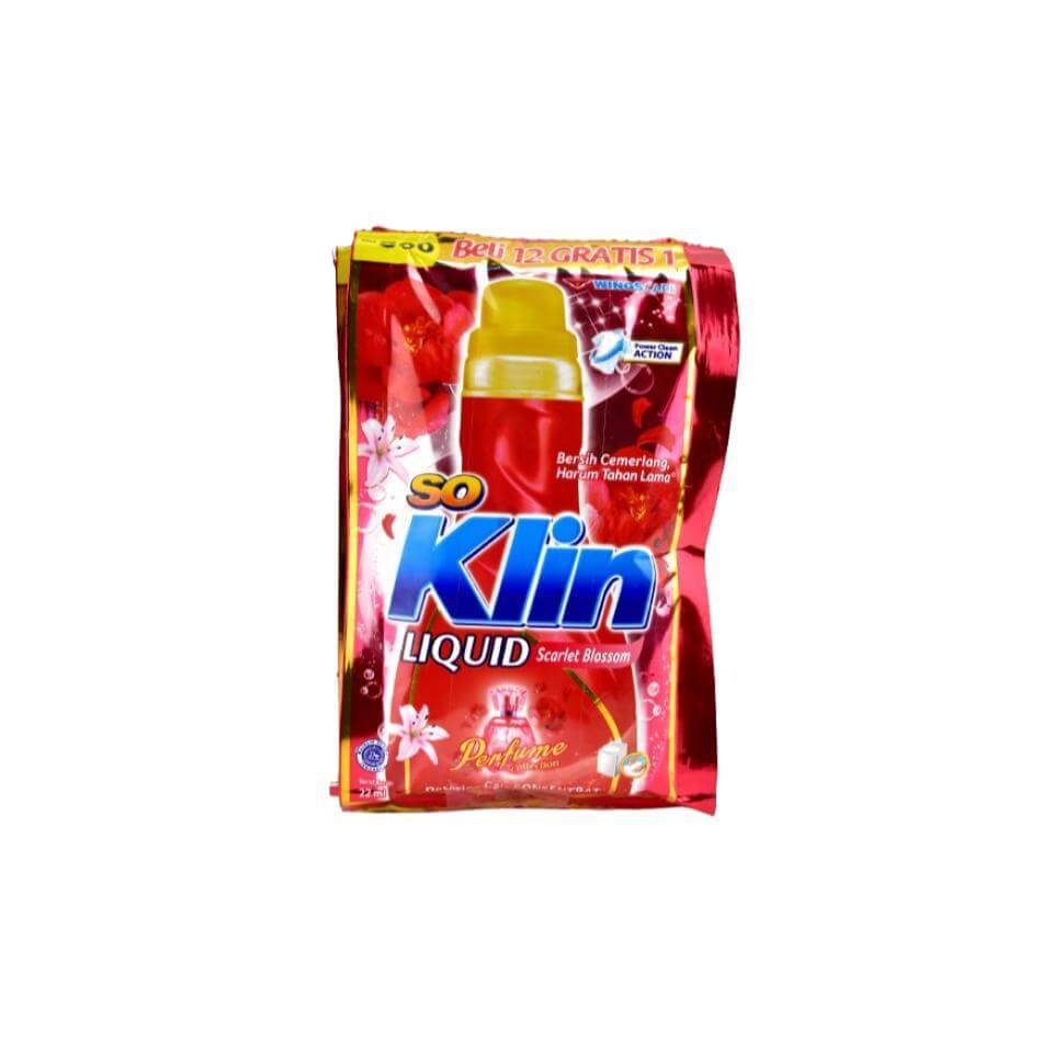 So Klin Detergen Cair Perfume Sachet 22 ml
