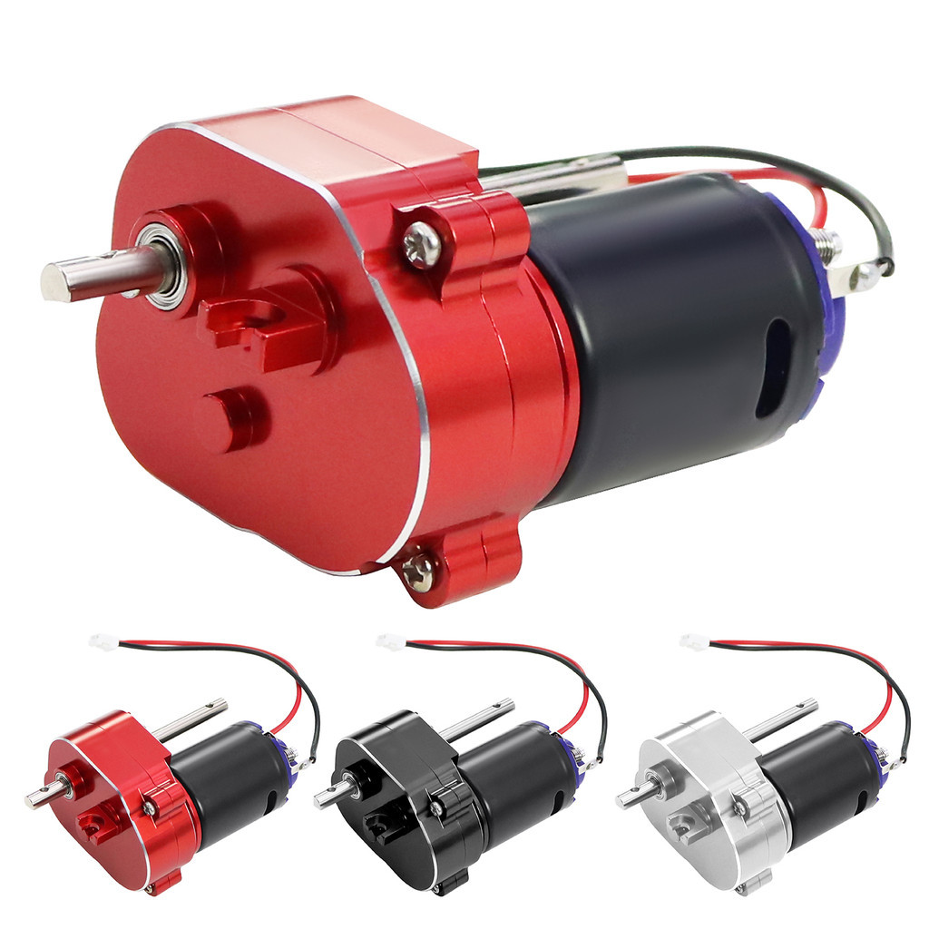 MN82 Metal Transmission Metal Gearbox with 370 Brushed Motor for 1/12 RC Crawler Car MN78 MN82s MN16