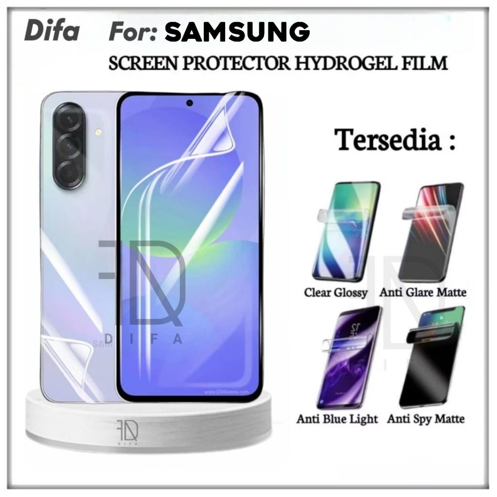 Anti Gores Hydrogel Samsung A36 A35 A34 A33 A32 A31 5G 4G Hydrogel Film Clear Matte Blue Light Anti 