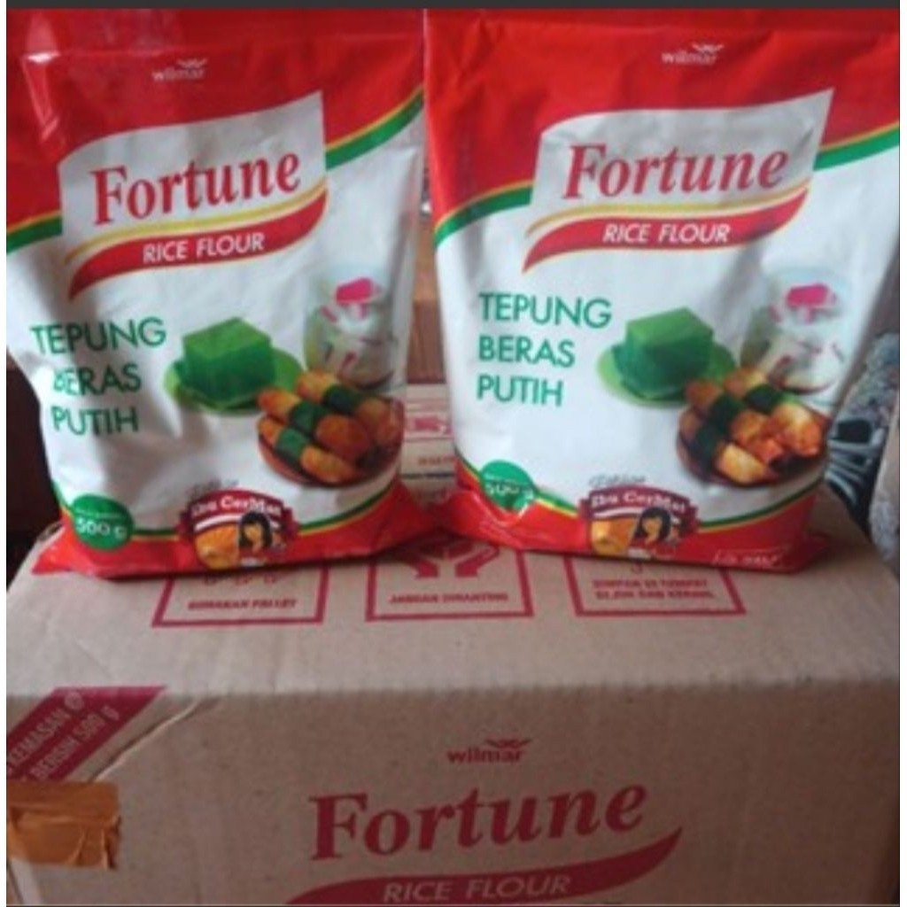 AAA - Tepung Beras Fortune 500 gr – 1 Karton