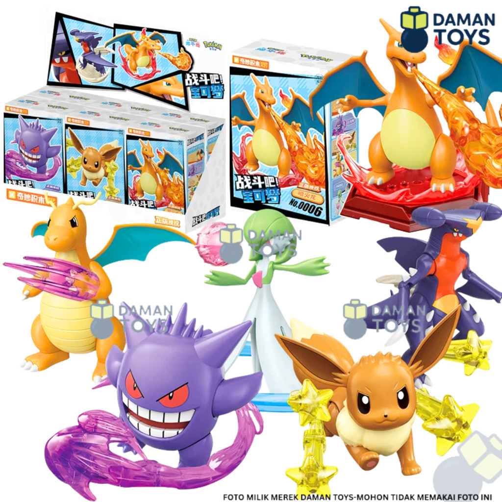 KEEPPLEY Pokemon Figure Gengar Charizard Eevee Dragonite Gardevoir
