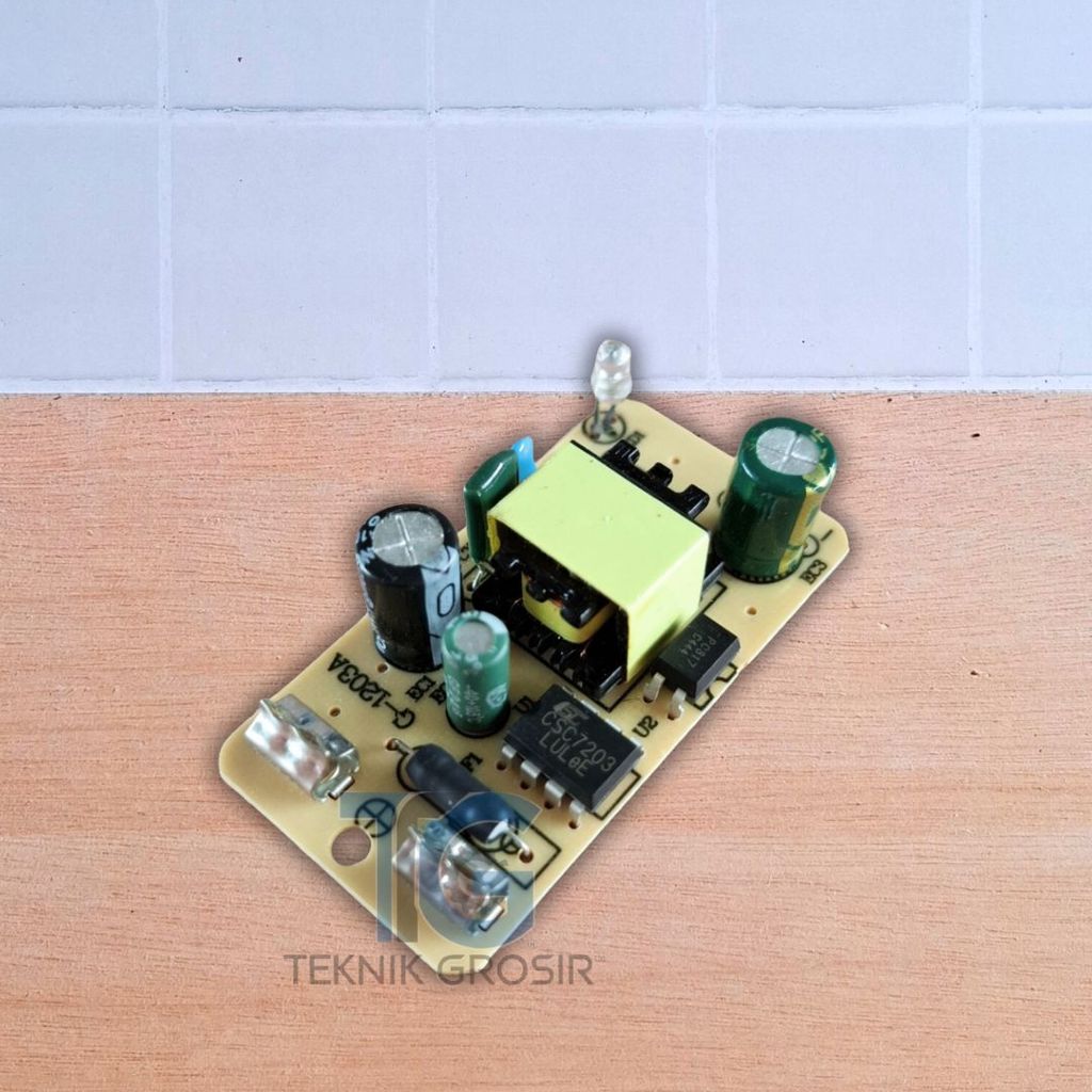 Kit Power Supply SMPS 12V 1A Modul Adaptor 12VDC 1A Input AC 220V 240V LED Indicator