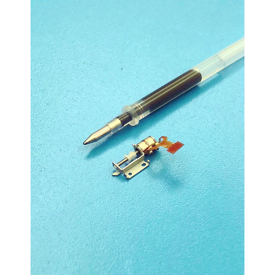 Miniature screw stepper motor, 3.3mm diameter micro stepper motor, small screw stepper motor