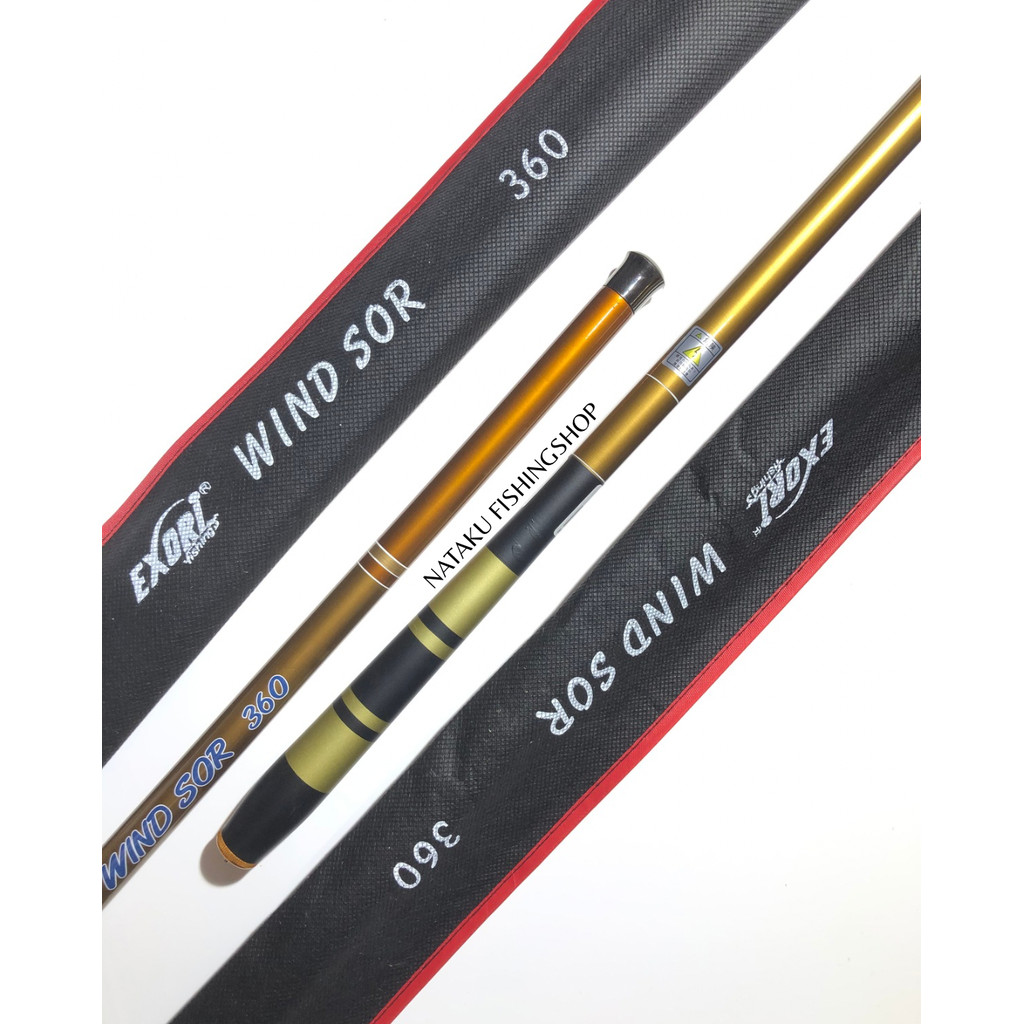 EXORI - Joran Tegek Carbon Windsor 300 s/d 630 (SPEK KAKU)