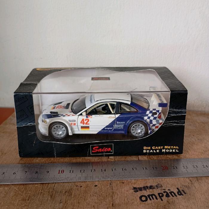 JJtoys diecast saico BMW M3 GTR 2001 skala 1/32 2ND