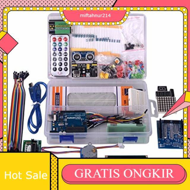 Arduino Uno R3 starter kit paket belajar  compatible 2