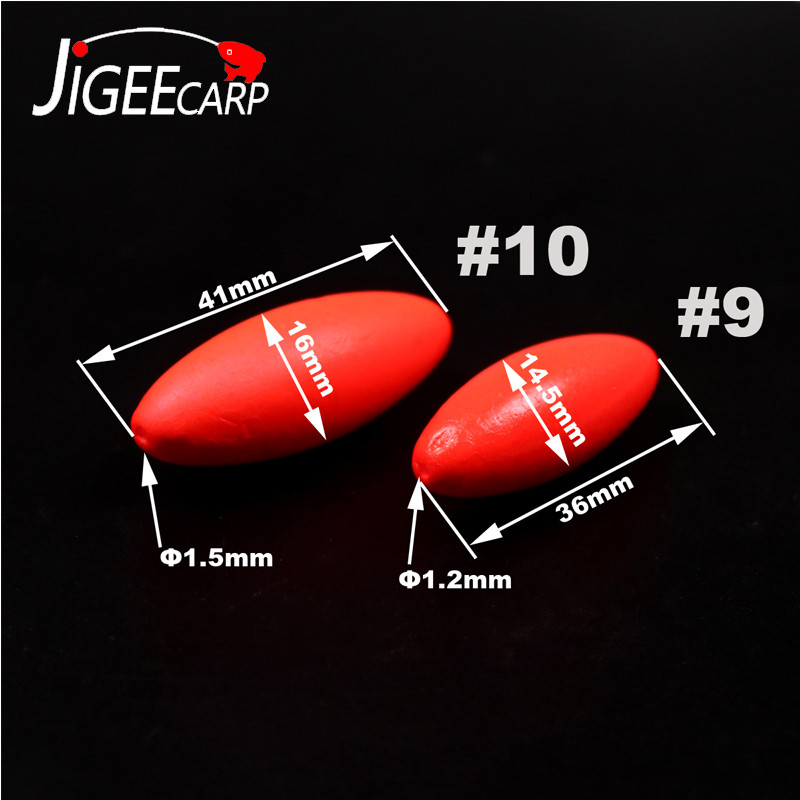 JIGEECARP 50pcs Fishing Bobber Float Catfish Fishing Rig Float Buoyancy Saltwater Fishing Floats Fis