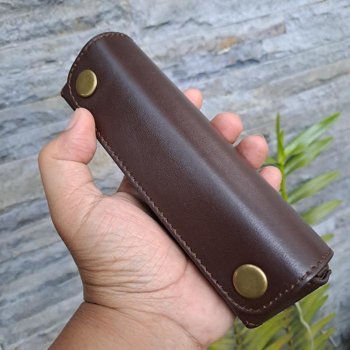 Promo TERMURAH dompet tas kotak cincin batu akik kulit asli - CokelatOri