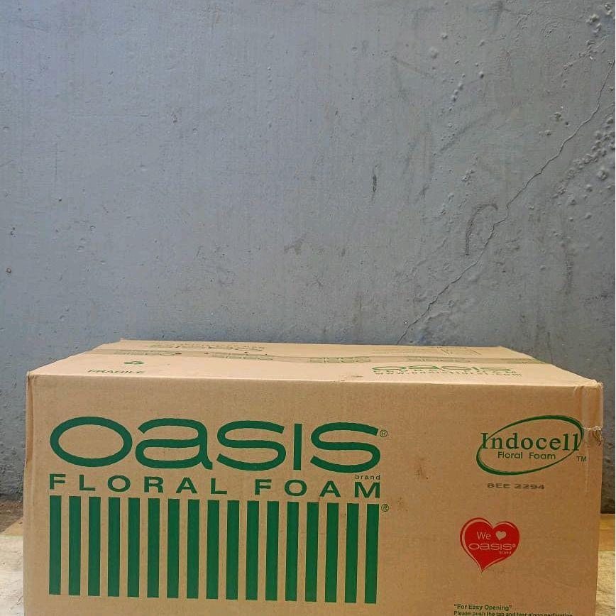 floral foam, busa hijau, floral foam oasis, floral foam 1 kardus Bunga
