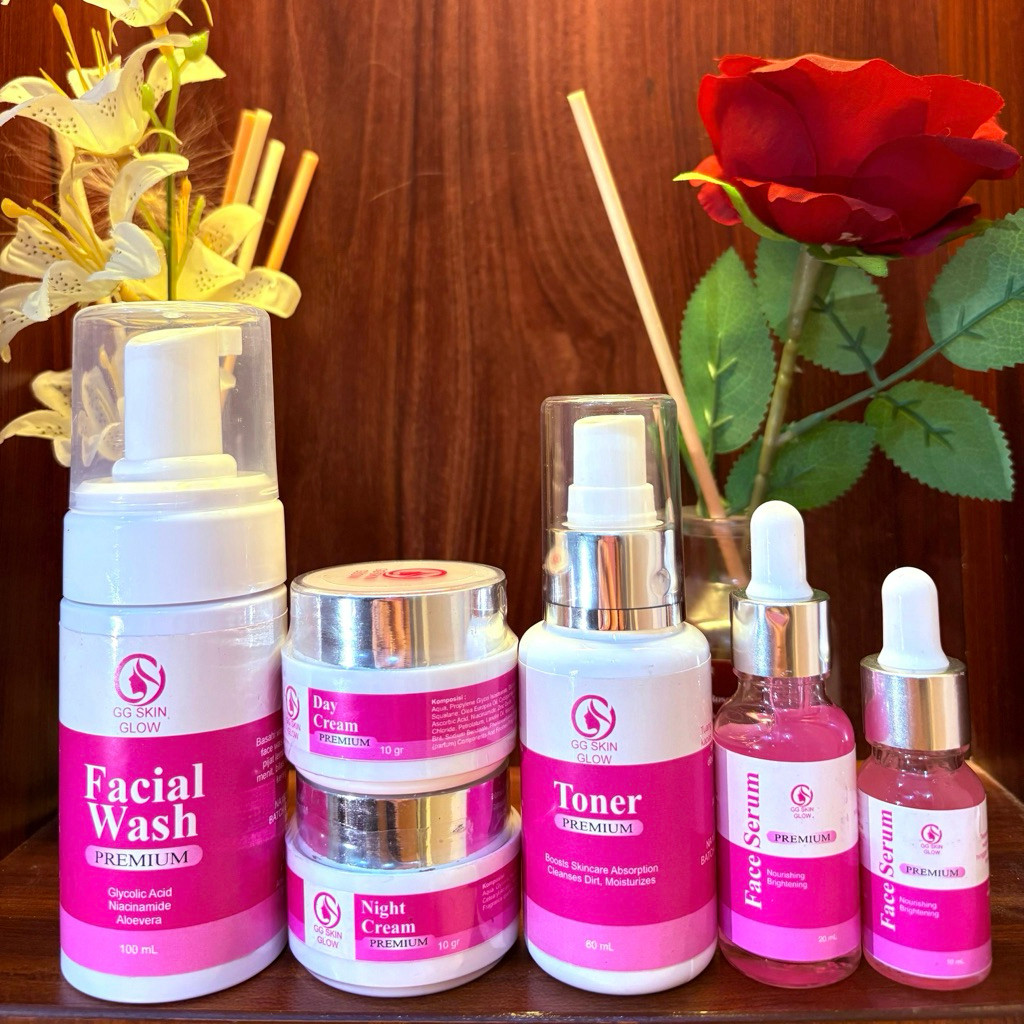 Skincare Paket Wajah GG GLOW & Ecer