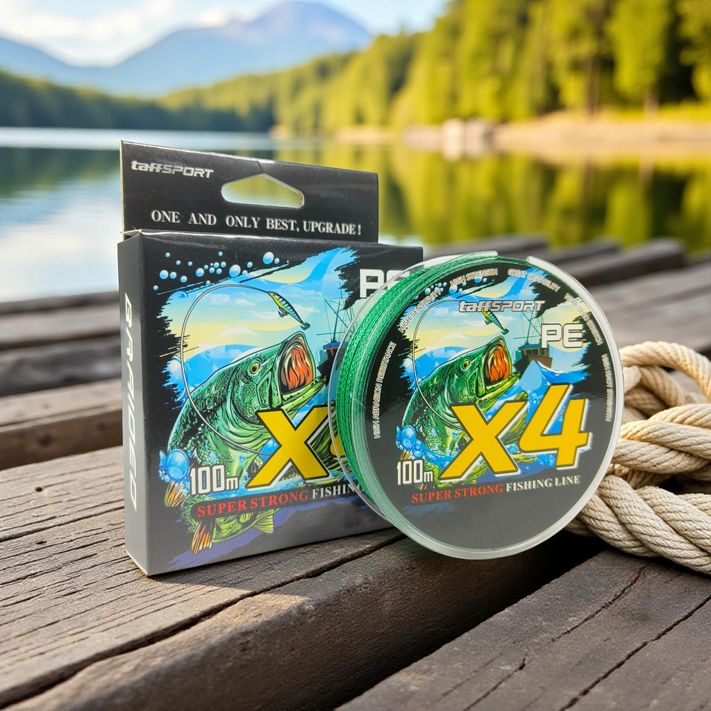 Senar Pancing PE 4 Braided Strand Fishing Line 100M 5.0 - Perlengkapan pancing profesional - Senar p