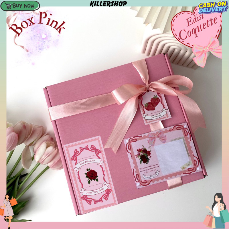 Box Hampers Gift Box Kotak Kado Ulang Tahun Set Box Aesthetic Hadiah Bungkus Kado DIY Kardus Packing