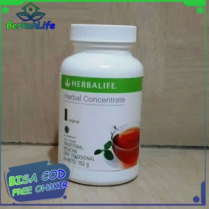 Teh Penurun Berat Badan Herbalife Original 100%Paket Langsing Cepat - Teh Herbalife 1 Botol 102g Ori