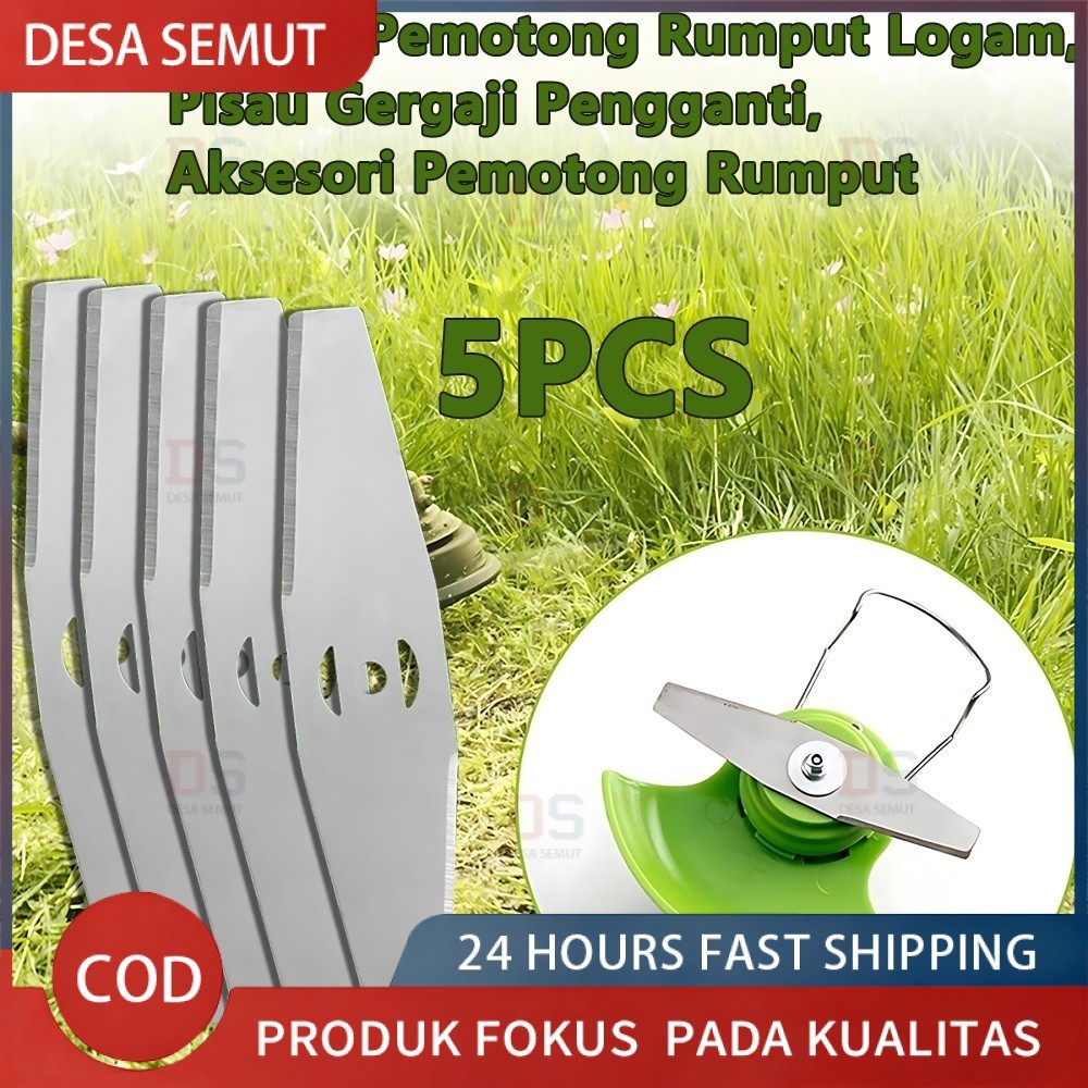 5pcs Pisau Mesin Potong Rumput 15cm Baterai Brush Cutter Blade/pisau Potong Rumput Baja/pisau Rumput