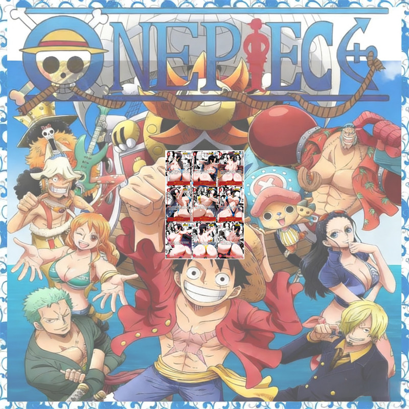 Anime One Piece y Color Flash Cards Hancock Perona Nami Robin Yamato Collection Cards Christmas Birt