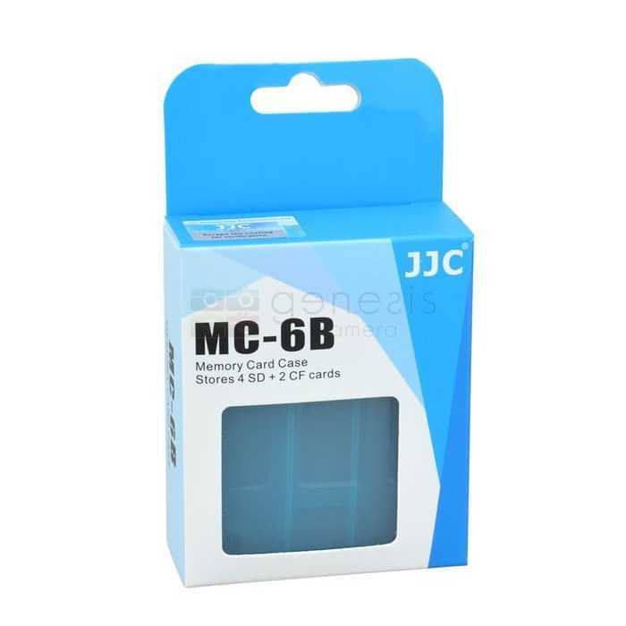 JJC Memory Card Case MC-6B (Water Proof) CF Compact Flash SD SDHC SDXC